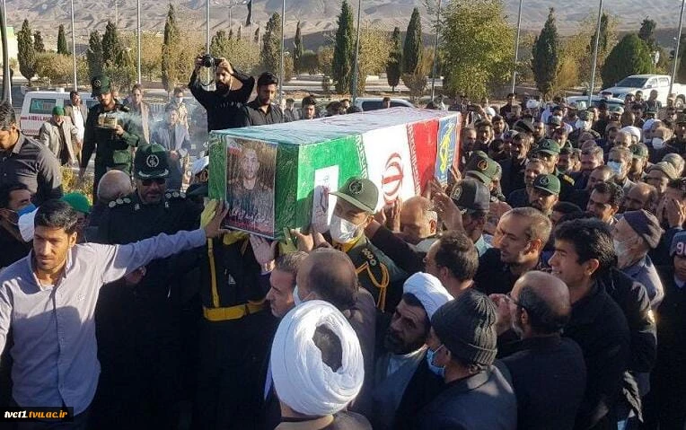 پیکر شهید علی محمدی از دانش آموختگان دانشکده انقلاب اسلامی تهران؛ در شهرستان زیرکوه استان خراسان جنوبی تشییع شد 2