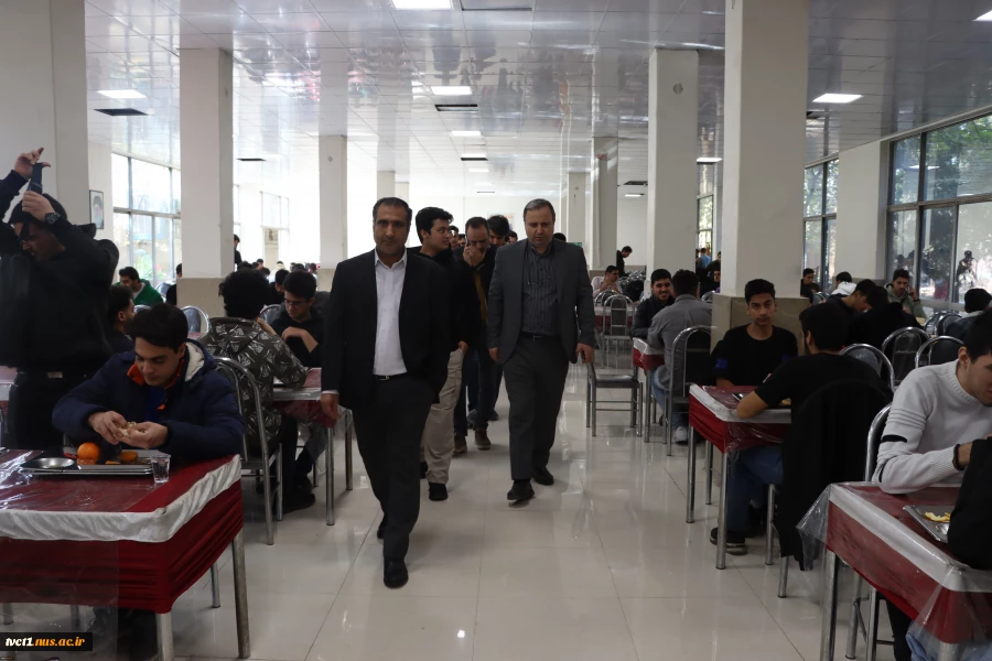 بازدید سرزده رئیس دانشگاه ملی مهارت استان تهران از بوفه، سلف سرویس و خوابگاه دانشجویی در دانشکده ملی مهارت انقلاب اسلامی تهران 5