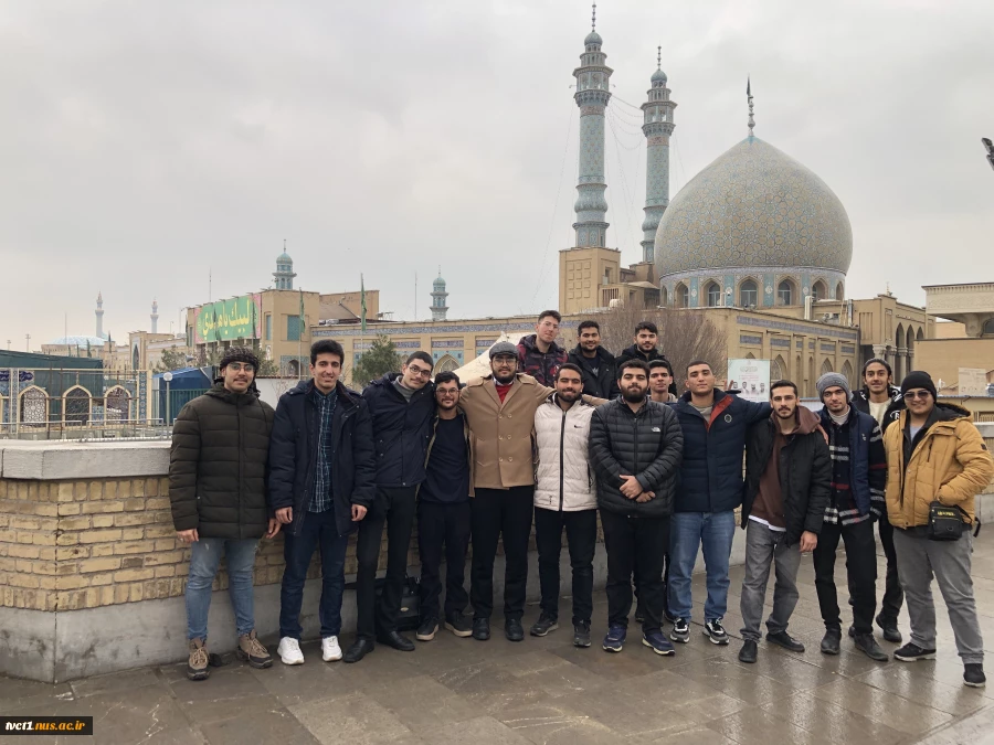 اردوی زیارتی قم و جمکران دانشجویان دانشکده فنی انقلاب اسلامی تهران 3