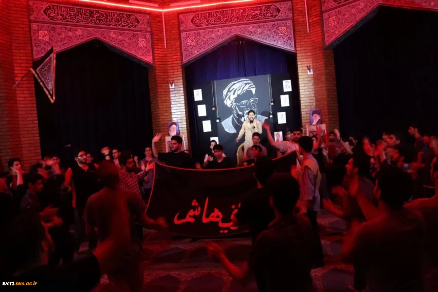 محفل ماهانه هیئت دانشجویی انصارالمهدی عج در ایام سالگرد شهادت خادم الرضا شهید آیت الله سید ابراهیم رئیسی و شهدای خدمت در دانشکده فنی انقلاب اسلامی تهران 3