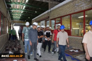 بازدید دانشجویان دانشکده فنی و حرفه ای انقلاب اسلامی از شرکت قطعات توربین شهریار 5