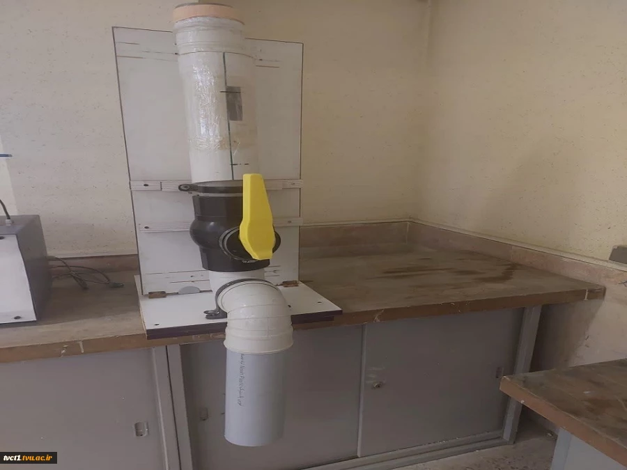 ساخت دستگاه تست بتن متخلخل توسط دانشجویان رشته عمران دانشکده فنی انقلاب اسلامی تهران 2
