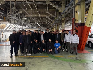 بازدید جمعی از دانشجویان رشته ساخت و تولید و مکانیک خودرو از شرکت سایپا مورخ ۶ دی ۱۴۰۴ 2