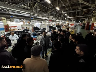 بازدید جمعی از دانشجویان رشته ساخت و تولید و مکانیک خودرو از شرکت سایپا مورخ ۶ دی ۱۴۰۴ 4