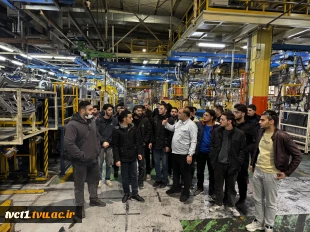 بازدید جمعی از دانشجویان رشته ساخت و تولید و مکانیک خودرو از شرکت سایپا مورخ ۶ دی ۱۴۰۴ 7