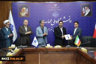 با حضور معاون آموزشی، معاون فرهنگی و دانشجویی و مسئول نهاد مقام معظم رهبری(مدظله) در دانشگاه ملی مهارت کشور؛
 مراسم تکریم و معارفه سرپرست دانشگاه ملی مهارت واحد استانی تهران و دانشکده فنی انقلاب اسلامی برگزار شد 2