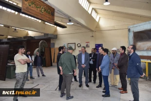 بازدید رئیس دانشگاه ملی مهارت از فعالیت‌های گروه جهادی دانشکده انقلاب اسلامی 2