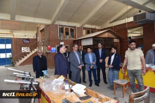 بازدید رئیس دانشگاه ملی مهارت از فعالیت‌های گروه جهادی دانشکده انقلاب اسلامی 4