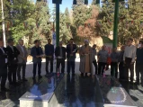 برگزاری مراسم گرامیداشت سالروز حماسه سوم خردادماه، فتح الفتوح آزادسازی خرمشهر و آیین گلاب شویی در جوار مقبره مطهر شهدای گمنام دانشکده فنی انقلاب اسلامی