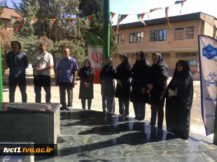 برگزاری مراسم گرامیداشت سالروز حماسه سوم خردادماه، فتح الفتوح آزادسازی خرمشهر و آیین گلاب شویی در جوار مقبره مطهر شهدای گمنام دانشکده فنی انقلاب اسلامی 4