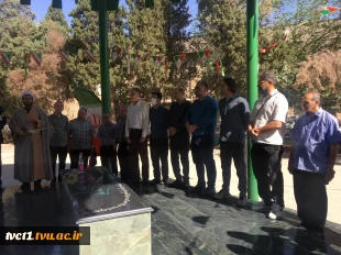 برگزاری مراسم گرامیداشت سالروز حماسه سوم خردادماه، فتح الفتوح آزادسازی خرمشهر و آیین گلاب شویی در جوار مقبره مطهر شهدای گمنام دانشکده فنی انقلاب اسلامی 5