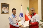 دیدار رییس جمعیت هلال احمر منطقه ۱۸ با سرپرست دانشگاه ملی مهارت واحد استانی تهران  3