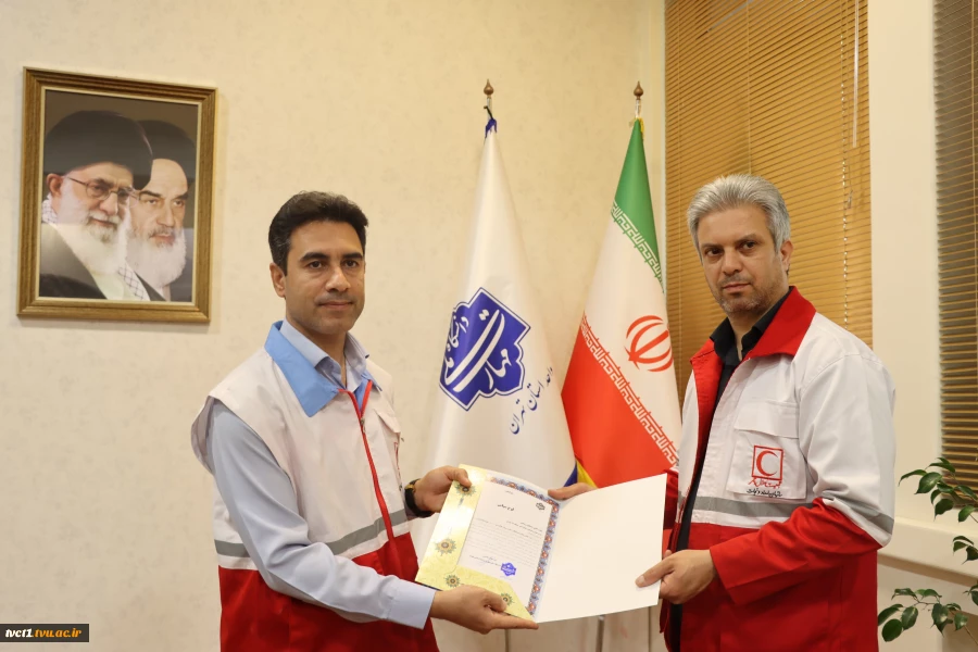 دیدار رییس جمعیت هلال احمر منطقه ۱۸ با سرپرست دانشگاه ملی مهارت واحد استانی تهران  3
