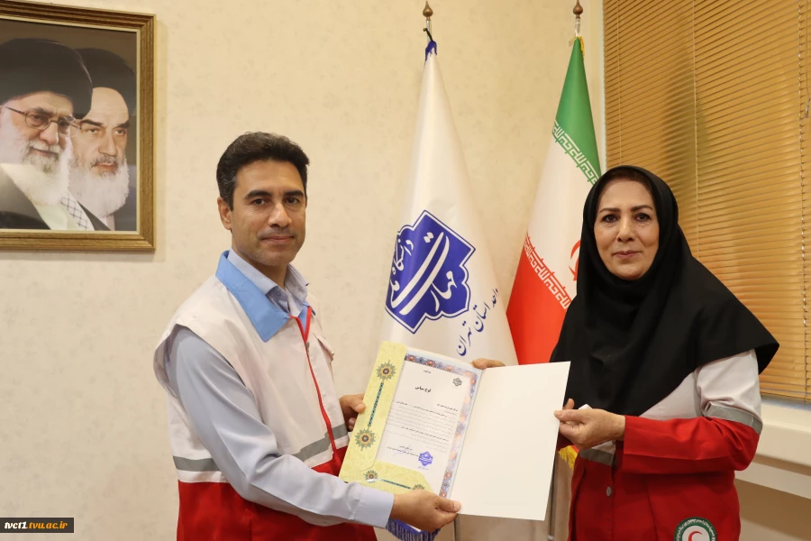 دیدار رییس جمعیت هلال احمر منطقه ۱۸ با سرپرست دانشگاه ملی مهارت واحد استانی تهران  5