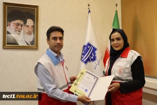 دیدار رییس جمعیت هلال احمر منطقه ۱۸ با سرپرست دانشگاه ملی مهارت واحد استانی تهران  6