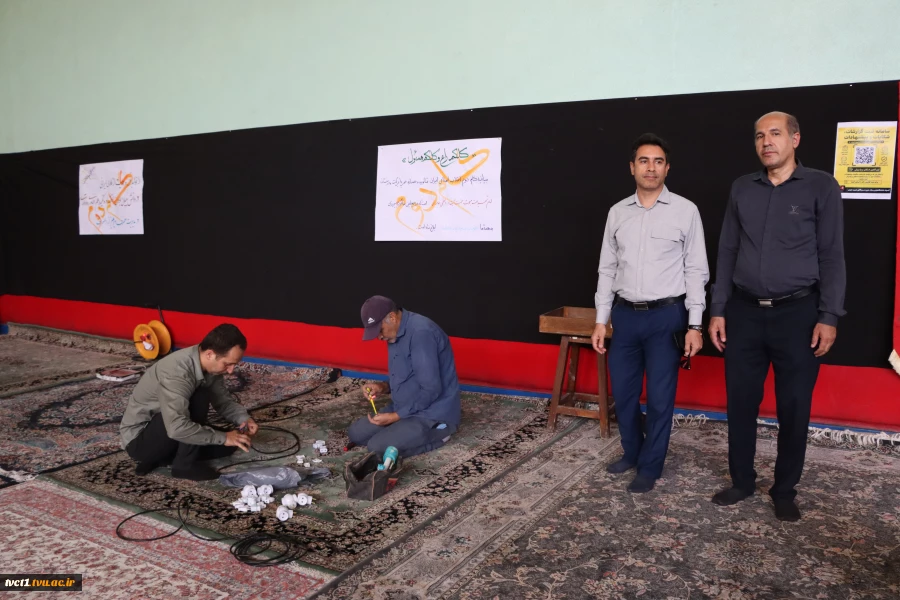 تجهیز و آماده‌سازی دانشکده ملی مهارت انقلاب اسلامی تهران برای میزبانی شایسته از میهمانان مراسم وداع و تشییع رهبر شهید 16