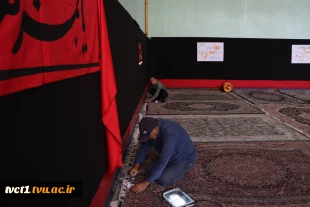 تجهیز و آماده‌سازی دانشکده ملی مهارت انقلاب اسلامی تهران برای میزبانی شایسته از میهمانان مراسم وداع و تشییع رهبر شهید 12