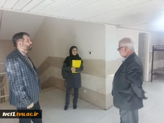 بازدید نماینده اعزامی موسسه الافاق و دانشگاه مرکزی از امکانات رفاهی دانشجویان بین‌الملل در دانشکده انقلاب اسلامی