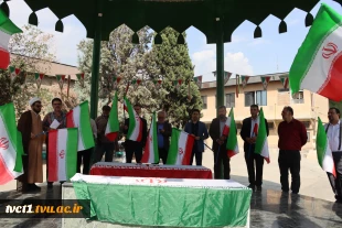برگزاری آیین «دانشگاه مبعوث؛ میدانِ عهد و وحدت» در جوار مزار شهدای گمنام دانشکده انقلاب اسلامی 3