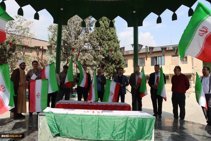 برگزاری آیین «دانشگاه مبعوث؛ میدانِ عهد و وحدت» در جوار مزار شهدای گمنام دانشکده انقلاب اسلامی