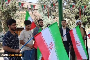 برگزاری آیین «دانشگاه مبعوث؛ میدانِ عهد و وحدت» در جوار مزار شهدای گمنام دانشکده انقلاب اسلامی 9