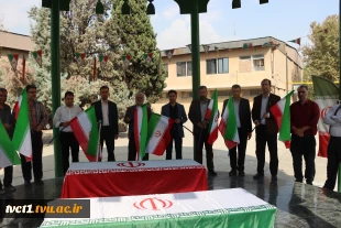 برگزاری آیین «دانشگاه مبعوث؛ میدانِ عهد و وحدت» در جوار مزار شهدای گمنام دانشکده انقلاب اسلامی 14